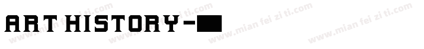 Art history字体转换
